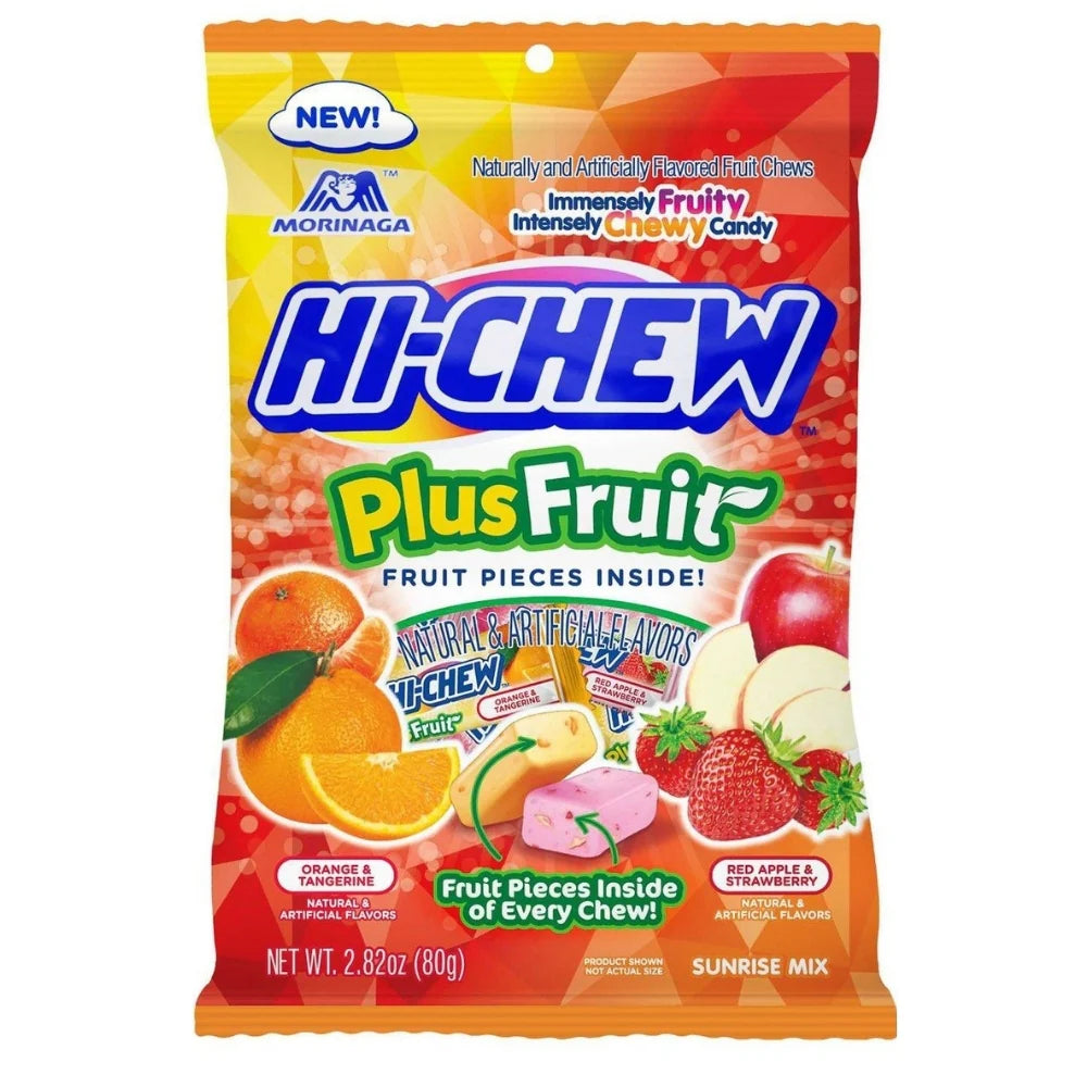 Hi-Chew Plus Fruit Mix (Tangerine/Orange + Apple/Strawberry)