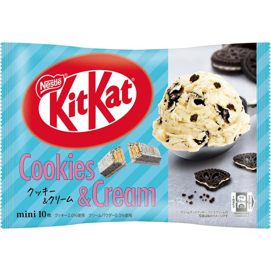 Kit Kat Mini Bars - cookies and cream